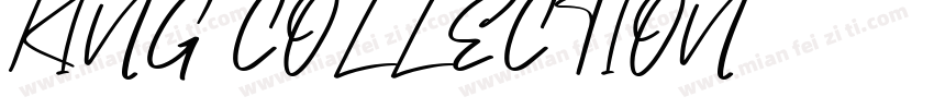 KING COLLECTION字体转换